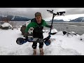 Apollo Pro Electric Scooter in the SNOW & ICE in Alaska? Unboxing and Quick Review / Test - Ep.59