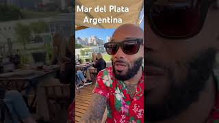 Mar Del Plata Argentina eating good food. We outside….  #passportbros #solotravel #mardelplata