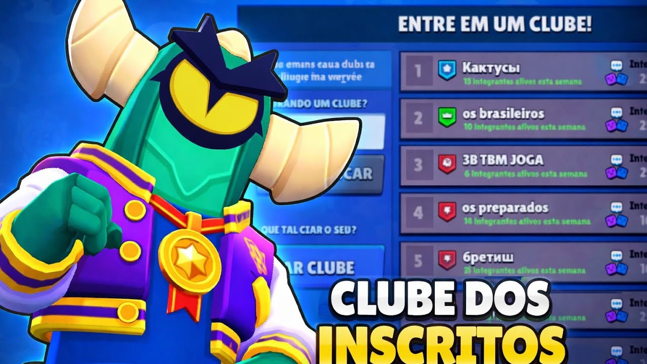 Criar um clube para os inscritos