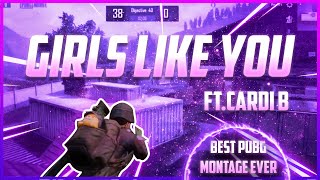 BEST PUBG MONTAGE EVER || Maroon 5 - Girls Like You ft.Cardi B || Best PUBG Beat Sync