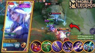 SIAPA MENYANGKA KALAU DAMAGE KARRIE ATTACK SPEED SEPARAH INI ! KARRIE BEST BUILD 2023 ! MLBB