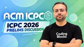 ACM ICPC Prelims 2026 solutions | Questions A, B, C, D, E and G
