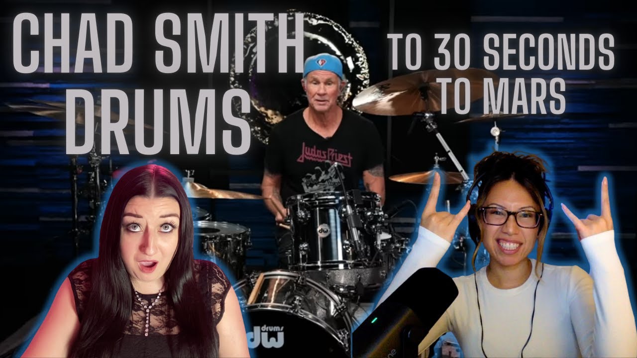 CHAD SMITH - Drumming to 30 Seconds to Mars l Reaction