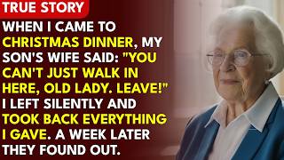Full When I Came To Christmas Dinner, My Daughter-In-Law Said: You Can't Just Walk In Here, Old Lady ... Guide