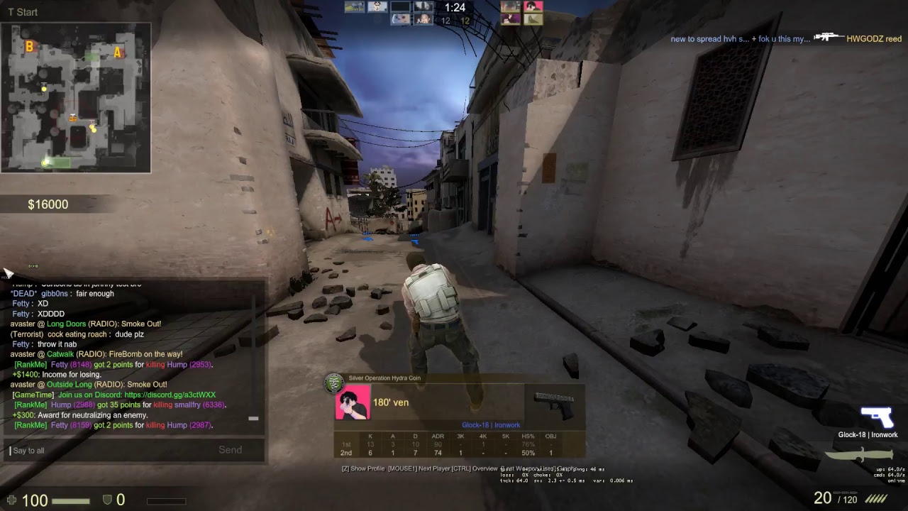 CS:GO HvH With Skeet.cc