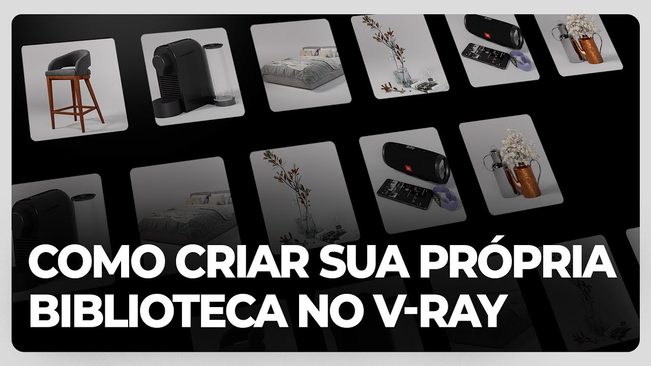 Como criar sua própria biblioteca de blocos e materiais com SketchUp e V-Ray