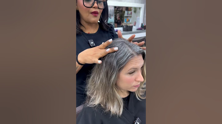 Like when my client wants to dye her gray hair II