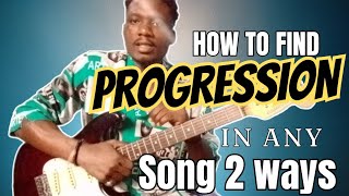 How to Find progression in any song for beginners|Guitar lesson for beginners