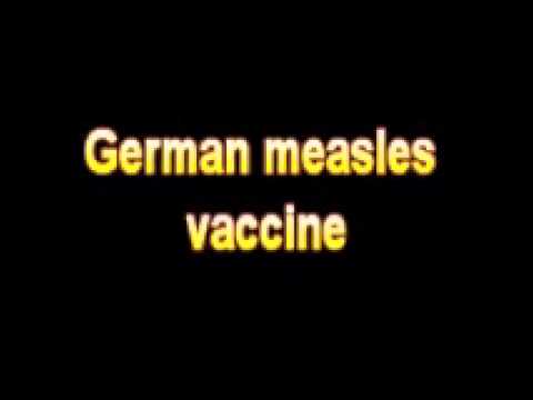 what is the definition of german measles vaccine medical a medical term for measles is
