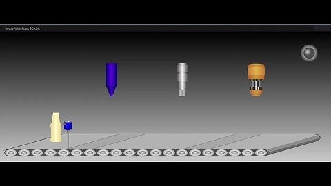 C# WPF SCADA - BOTTLE FILLING PLANT DEMO