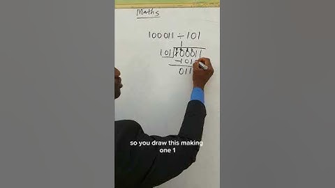 Simple way to divide binary