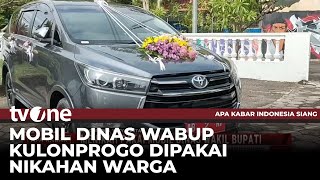 Pengantin di Kulonprogo Viral usai Menikah Menggunakan Mobil Dinas Wakil Bupati | tvOne