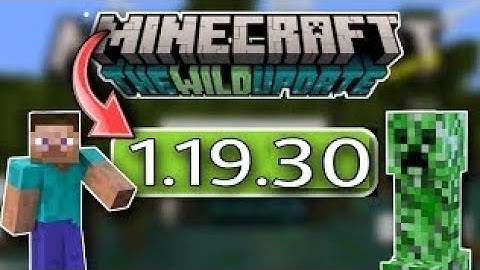 Minecraft Pe 1.19.30 Official Version Released | Minecraft 1.19.30 Crash Problem Fixed