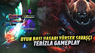 OYUN BAŞI HASARI YÜKSEK SAVAŞÇI | TERİZLA GAMEPLAY |MOBİLE LEGENDS