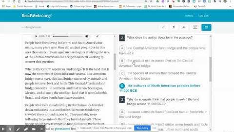 How To Complete A ReadWorks Reading Assignment