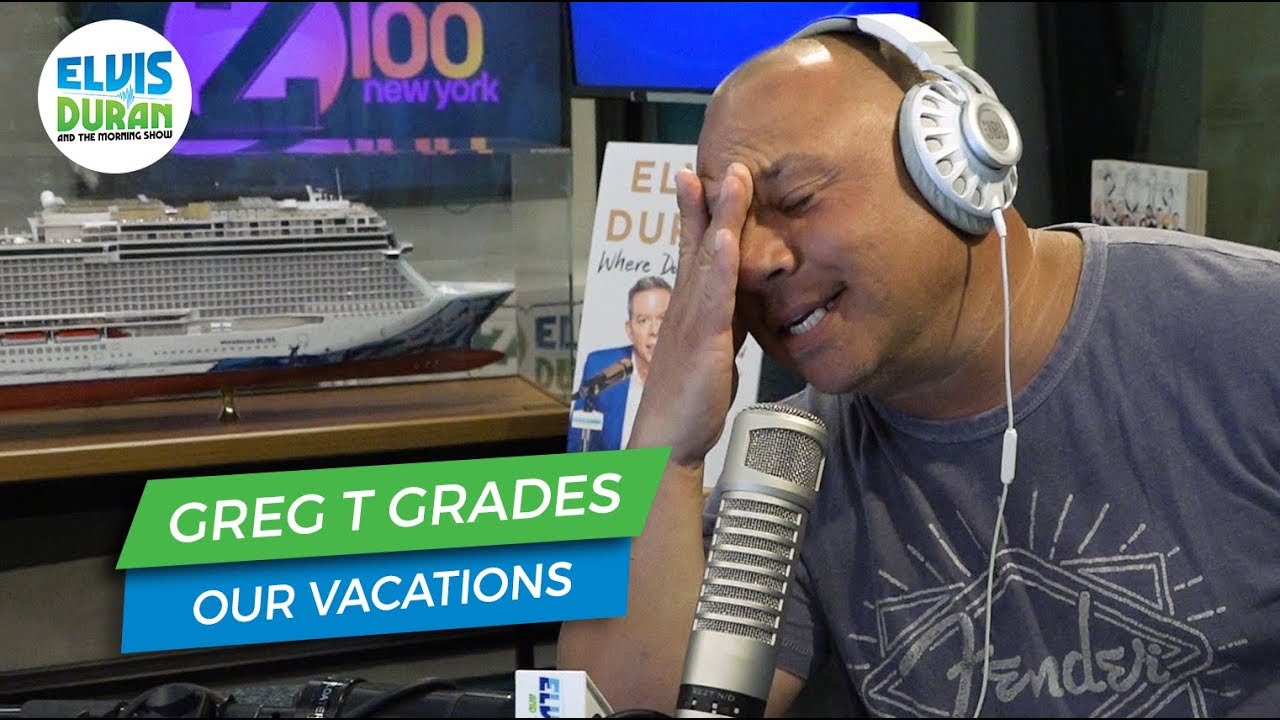 Greg T Grades Our Vacations and Everyone is Angry | Elvis Duran Exclusive