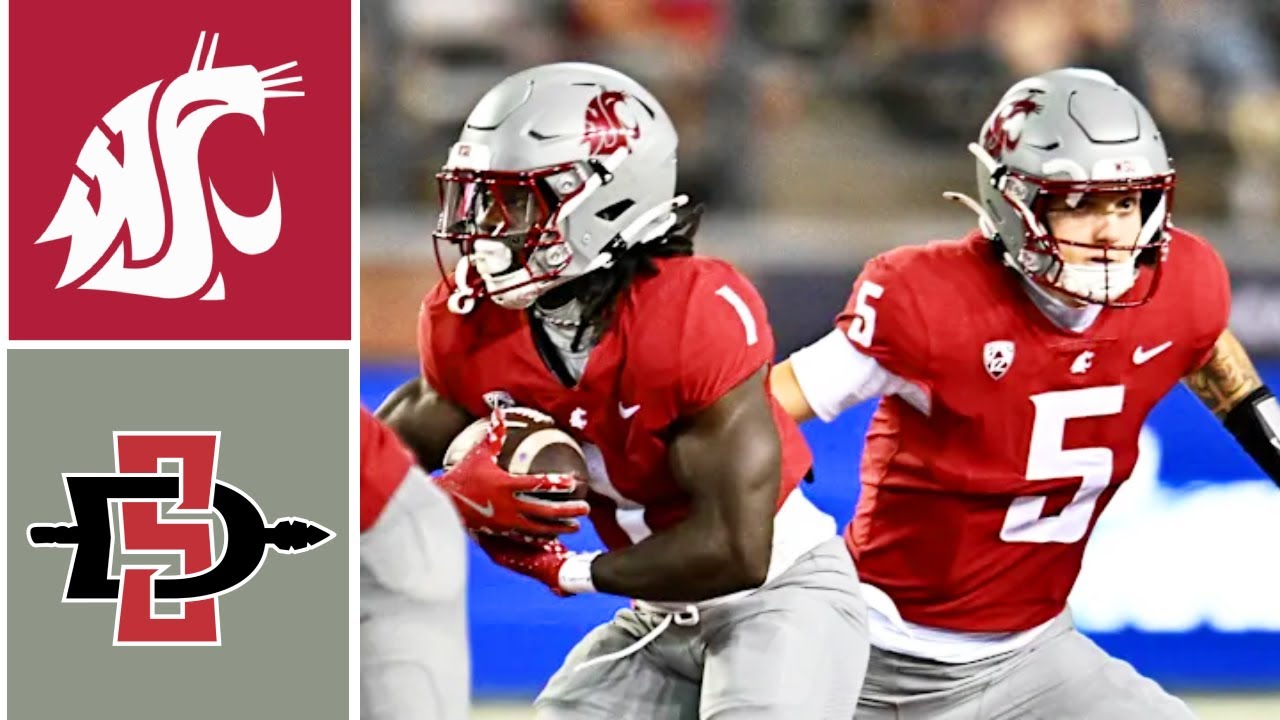 San Diego State vs Washington State Highlights | FBS Week 2 | 2025 College Football