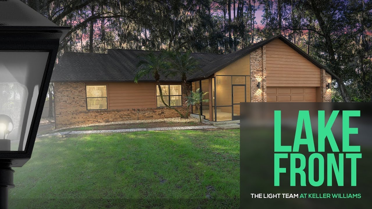 Lake Nona area Lakefront Home on the shores of Lake Mary Jane YouTube