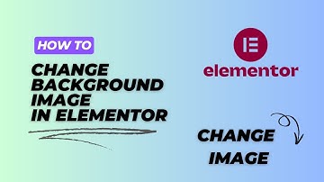How to Add Edit Change Customize Background Image in Elementor DIY #elementor #howtoelementor