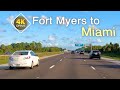 4K DRIVE USA Fort Myers to Miami FLORIDA GoPro Hero 9