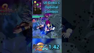 UI Goku's OPTIMAL Combos in DBFZ 1.42 Patch