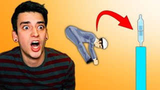 I AM A PRO BOTTLE FLIPPER! (Happy Wheels)