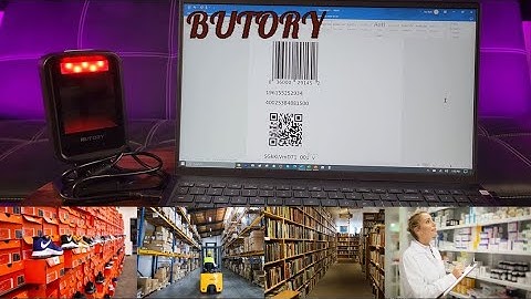 Butory Barcode Scanner | 1D 2D & Barcode Hands Free Scanning