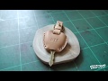 Making Vespa Leather Keychain for My Friend