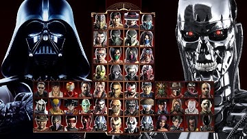 Mortal Kombat 9 - Expert Tag Ladder (DARTH VADER & TERMINATOR) MOD - Gameplay @(1080p) 60ᶠᵖˢ ✔