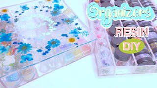 Resin Crafts with basic silicone molds- Organizers- miniature bottles- DIY- Funshowcase
