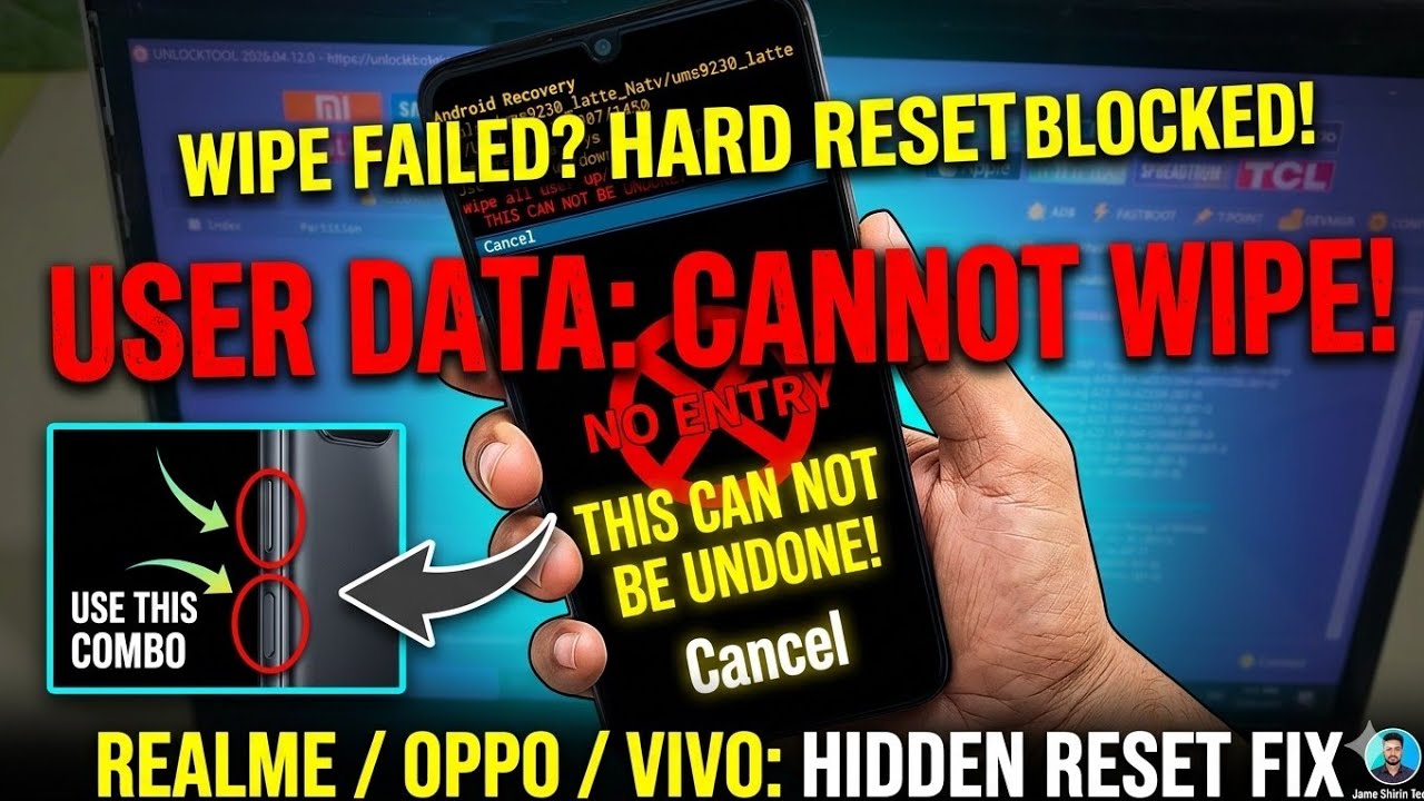 Realme Note 60x Hard Reset | Wipe Data Not Showing Solution (No PC