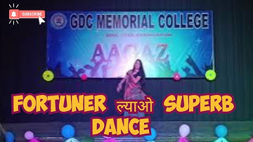 fortuner layo marwadi song | gdc college Fresher party 2025