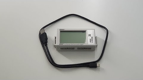 HOBO UX120-014M 4ch thermocouple logger, video guide.