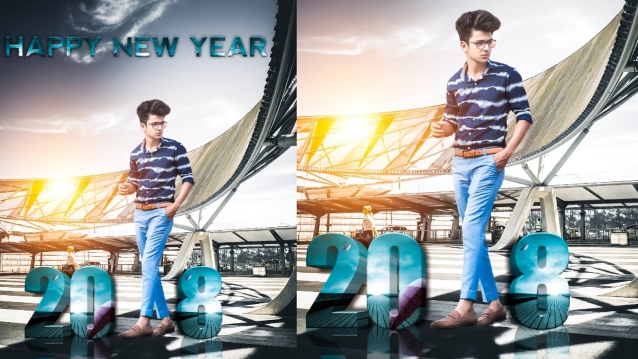 Happy New Year 2018 PicsArt Editing Tutorial Cb Edits