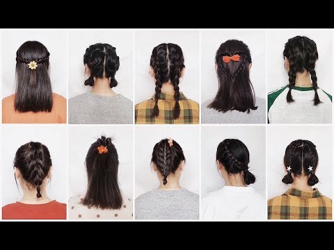 EASY HAIRSTYLES FOR SCHOOL || Thử Làm Các Kiểu Tóc Đơn Giản Mà Siêu Cute Này Ngay Nào! - Kemtrinamda.vn