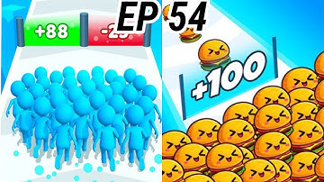 Count master 🆚 Food Run 🔥💥 ❤️‍🔥All Levels unlocked speed Run iOS Android Max Level 54