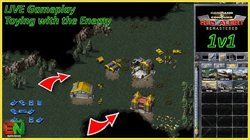 C&C Red Alert Remastered - Live 1v1 Gameplay - EvilnoodleGaming