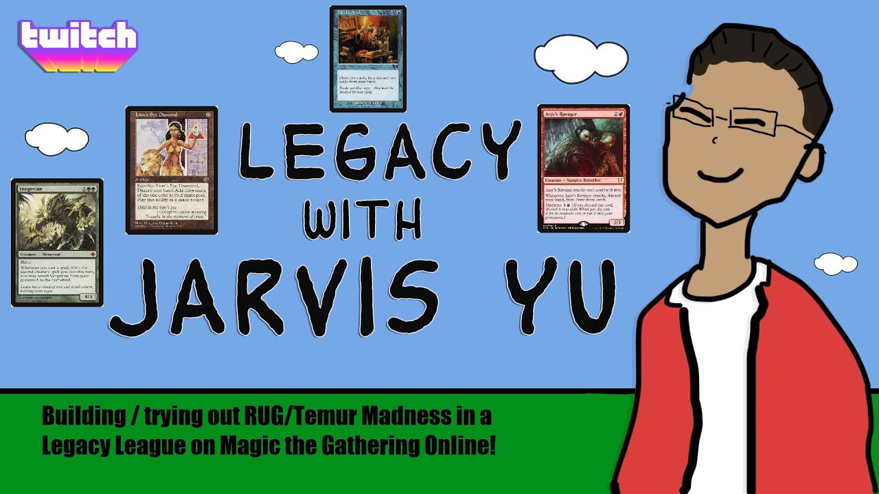 [Legacy] - Building then playing RUG/Temur Madness in a MTGO League!