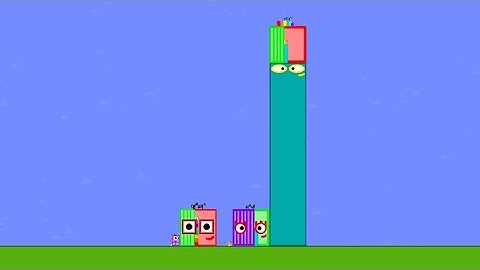 Numberblocks S12 Ep13 n!^√n x n^n *PART 1* (Algodoo)