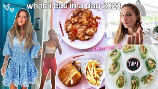 WHAT I EAT IN A DAY 2023! *realistic &amp; healthy summer recipes*