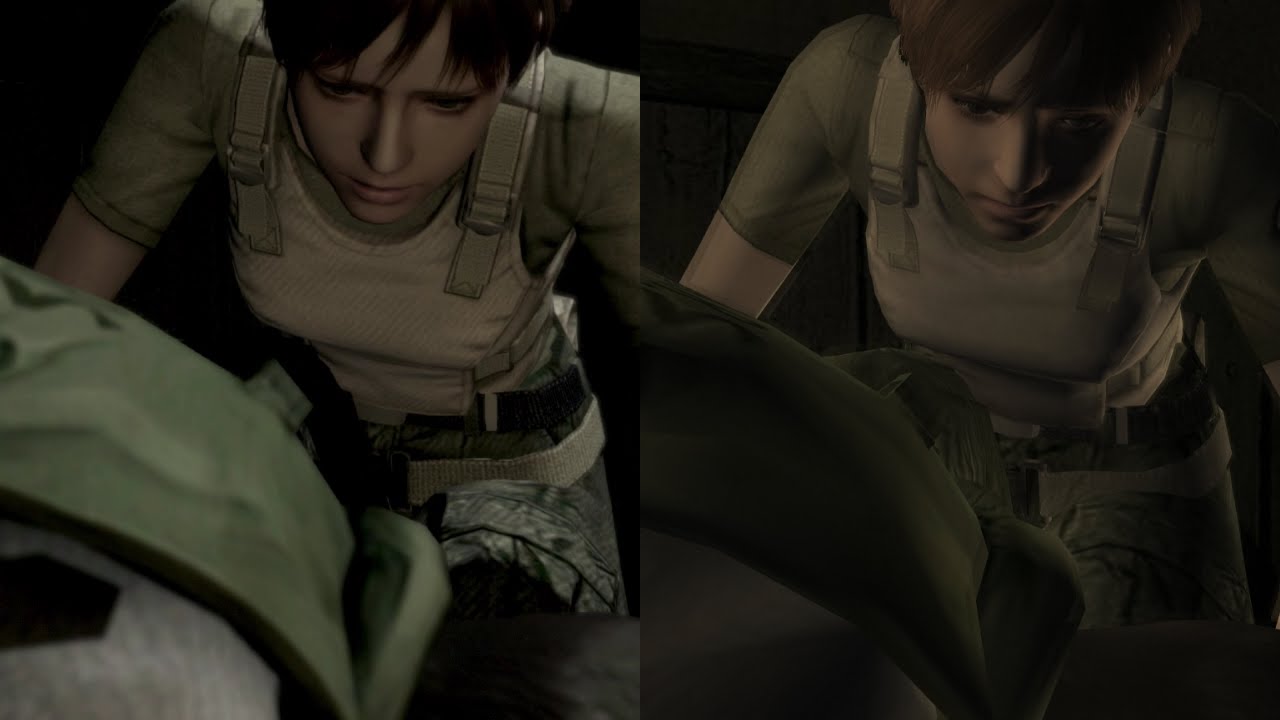 Resident Evil Hd Remaster Video Comparison With Wii Version Youtube