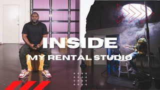 Inside My Rental Studio | Photography Studio Tour