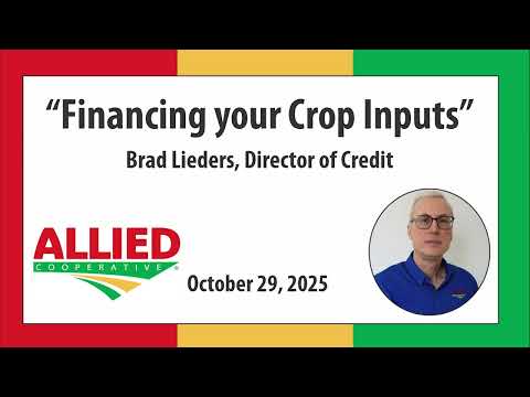 Financing Your Crop Inputs