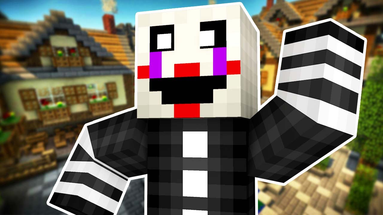 The Puppet Marionette Fnaf 2 Minecraft Skin He's Watching