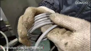 Automatic 3-8mm Wire Ring Making with Butt Welding Machine Customized