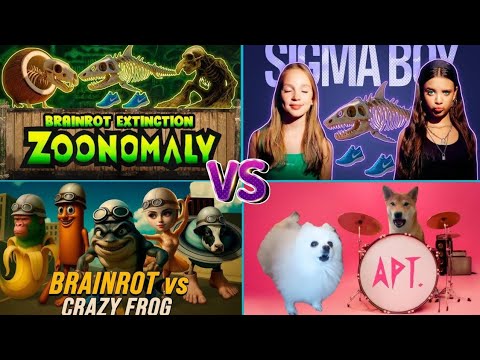 BRAINROT VS CRAZY FROG 🆚 SIGMA BOY 🆚 SPONGEBOB 🆚 APT X DOGS 💥 TILES HOP EDM RUSH!