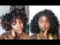 Roller Set And Flexi Rod Styles On Natural Hair | Trendy Black Hairstyles 2020