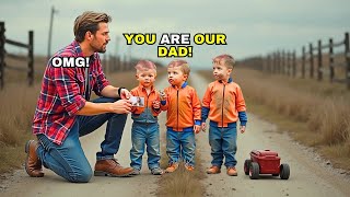 MILLIONAIRE FREEZES WHEN HE SEES TRIPLETS ABANDONED ON A ROAD HOLDING HIS PHOTO