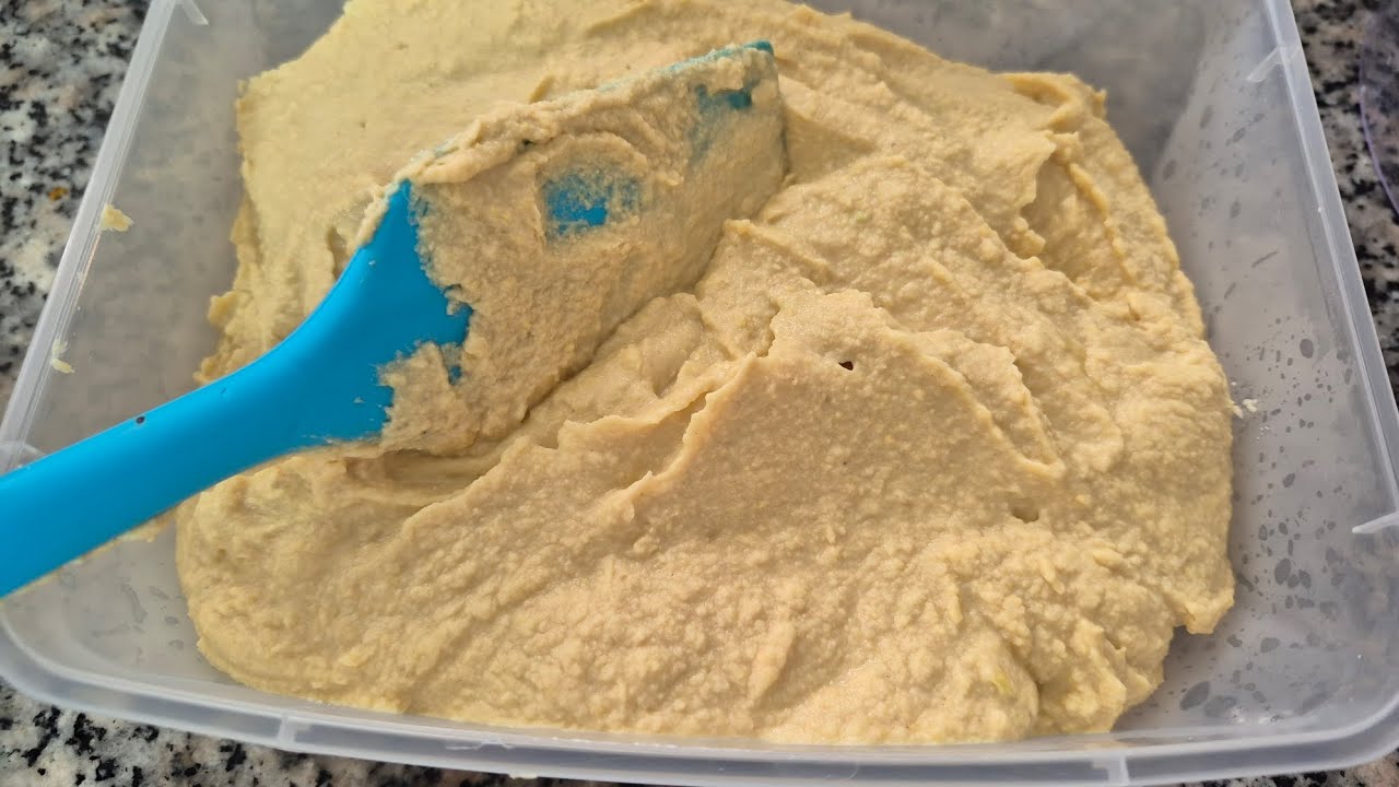 הכנת סלט חומוס ביתי שלב אחר שלב