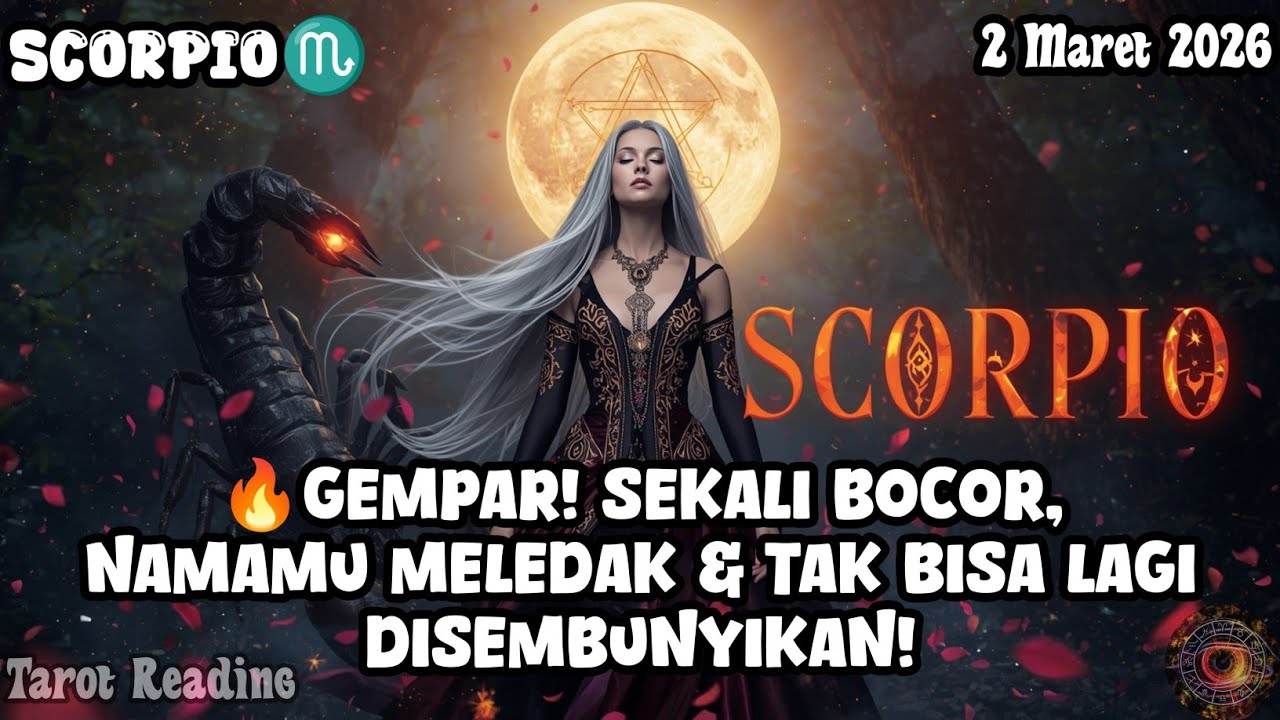 Scorpio♏ GEMPAR! Sekali Bocor, Namamu Meledak & Tak Bisa Lagi Disembunyikan Hari Ini - Mata Zodiak
